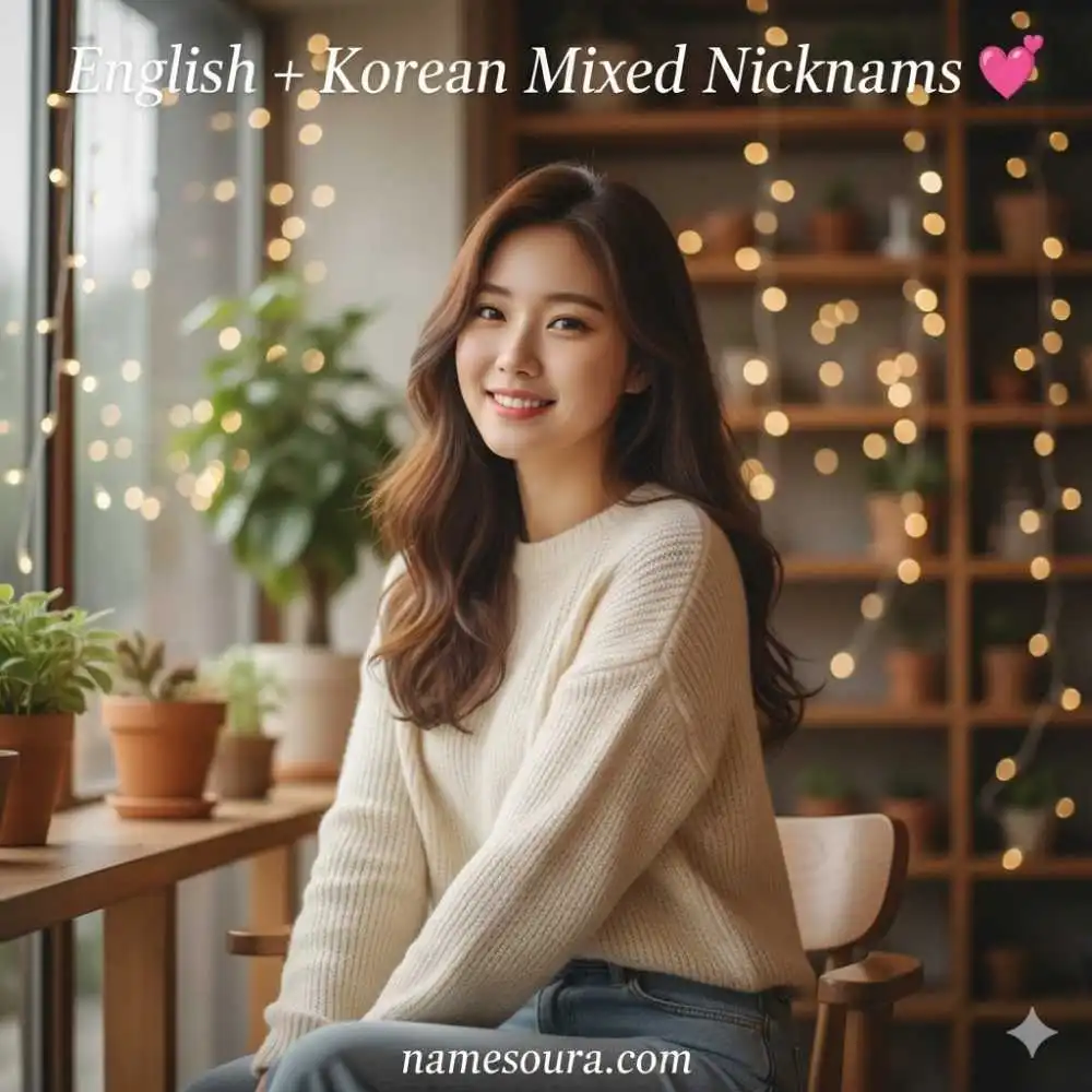 English + Korean Mixed Nicknames