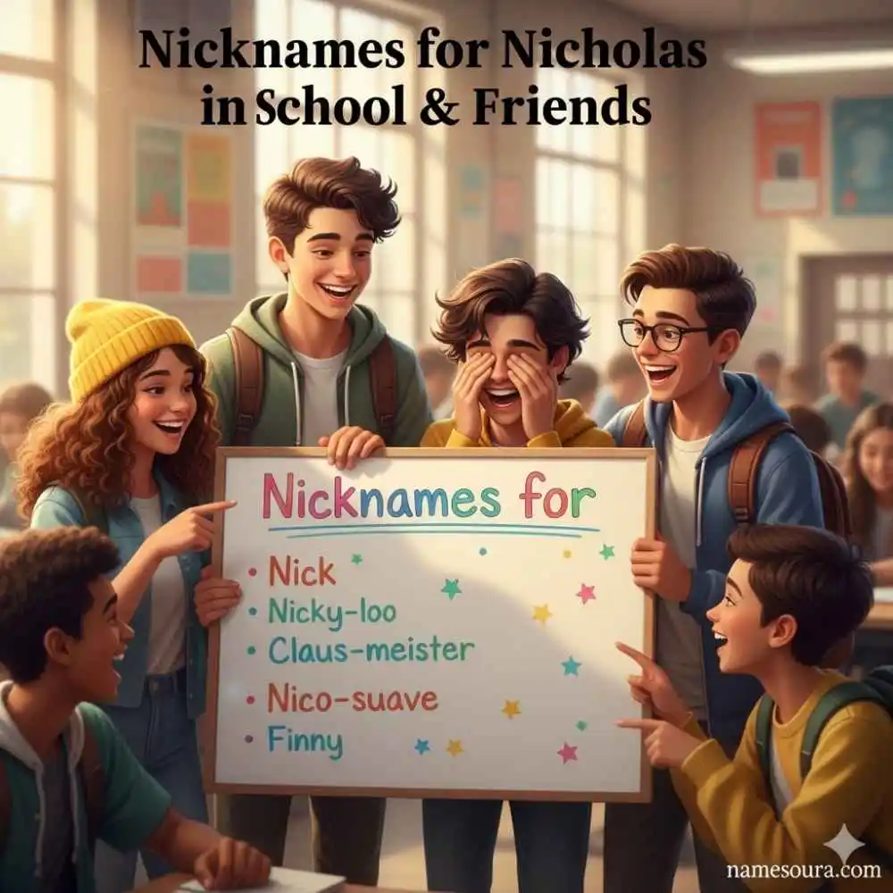Nicknames for Nicholas in School & Friends