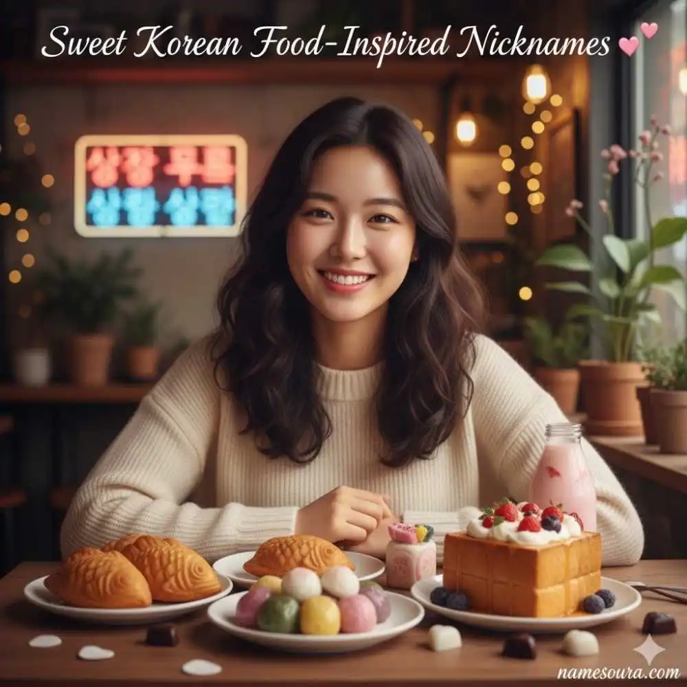 Sweet Korean Food-Inspired Nicknames