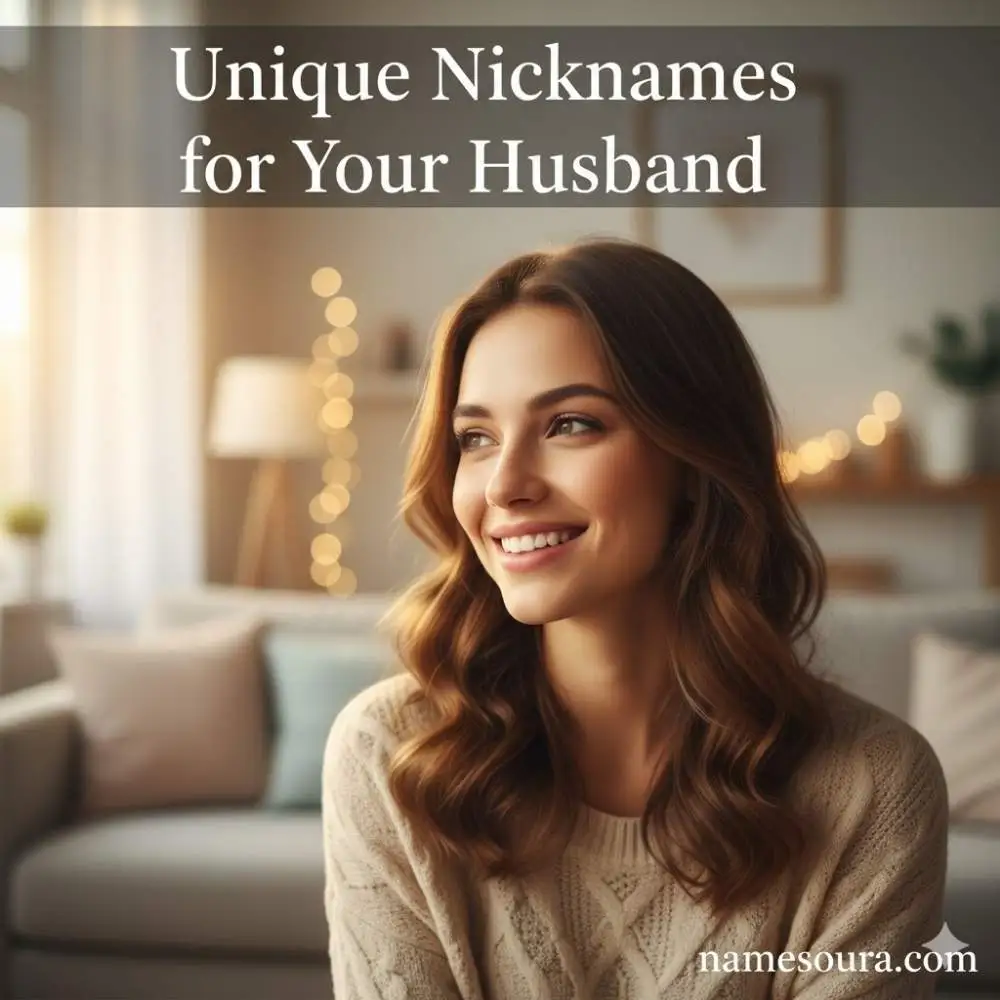 Unique Nicknames for Your Husband