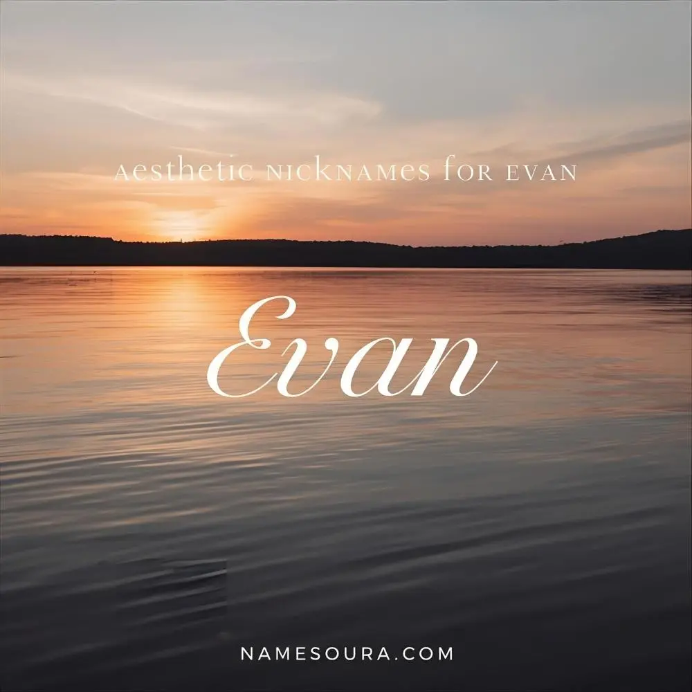 Aesthetic Nicknames for Evan