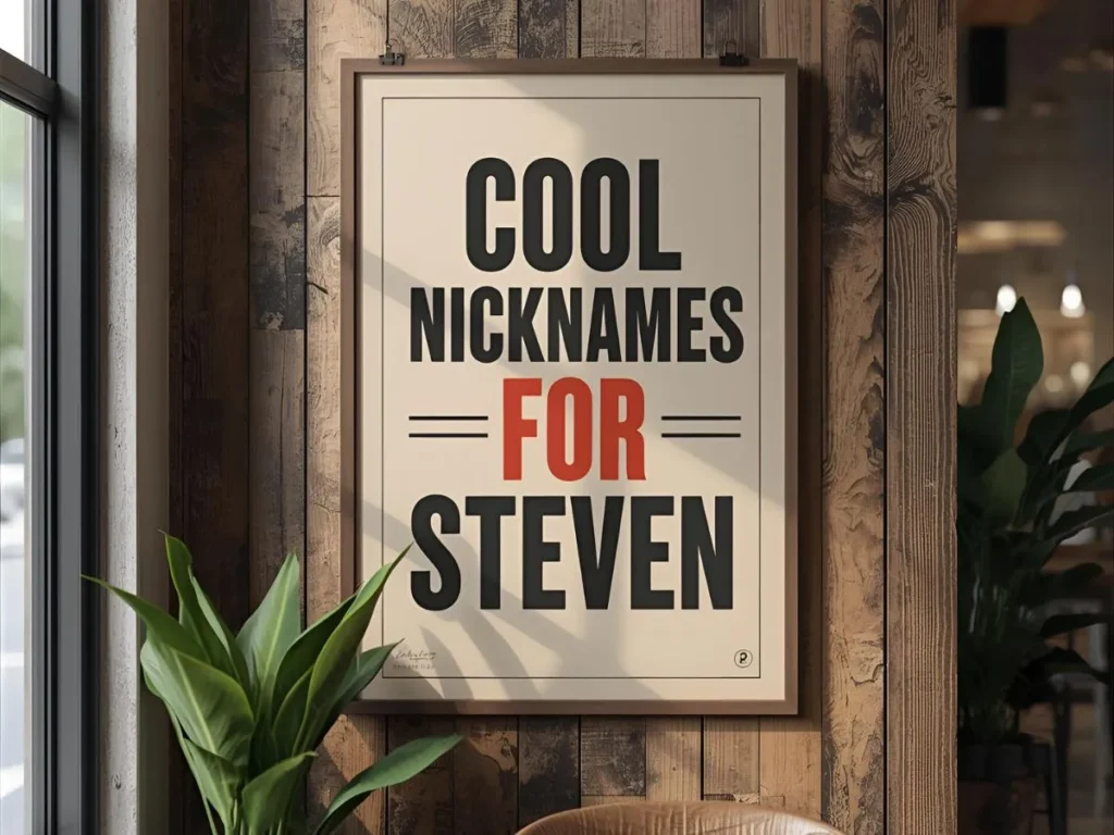 Cool Nicknames for Steven