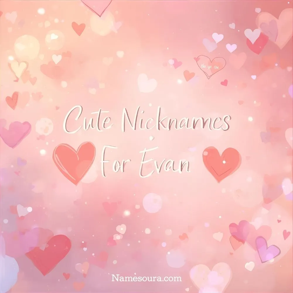 Cute Pet-Style Nicknames for Evan
