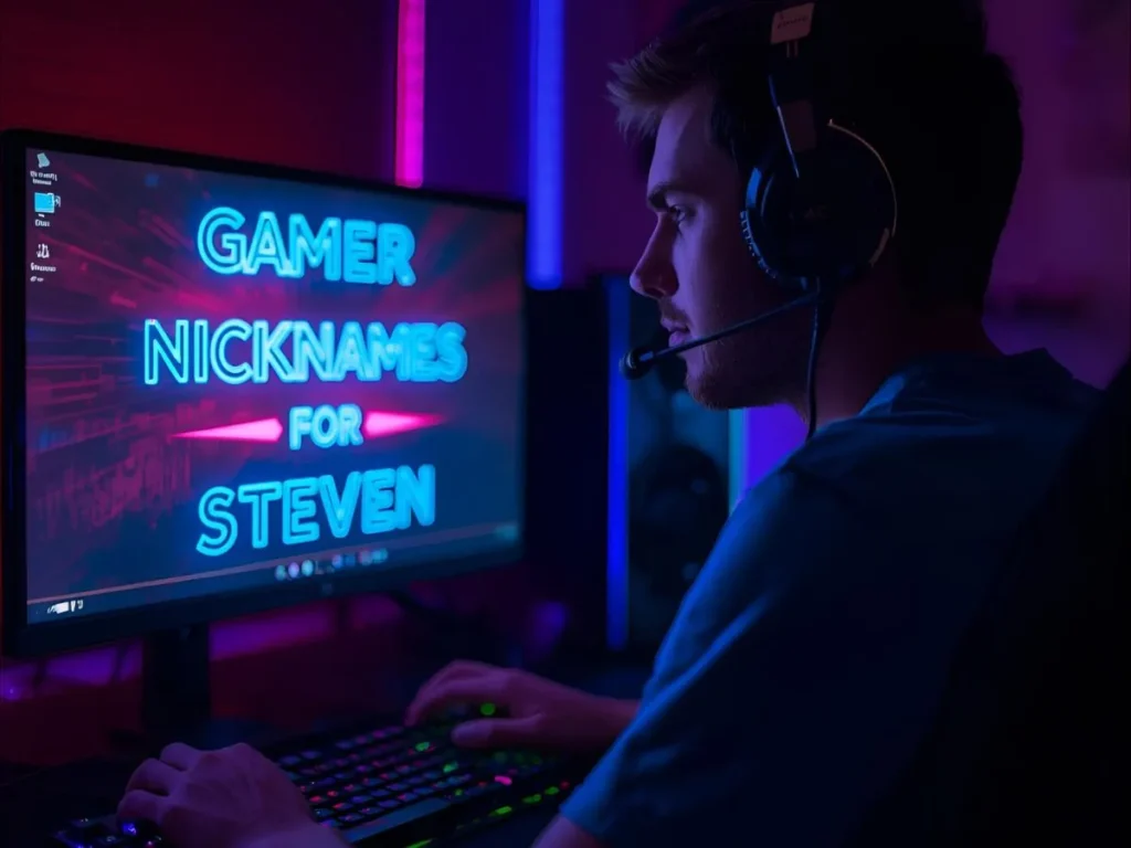 Gamer Nicknames for Steven
