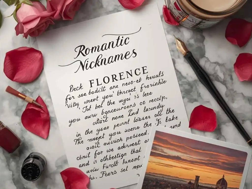  Romantic Nicknames for Florence