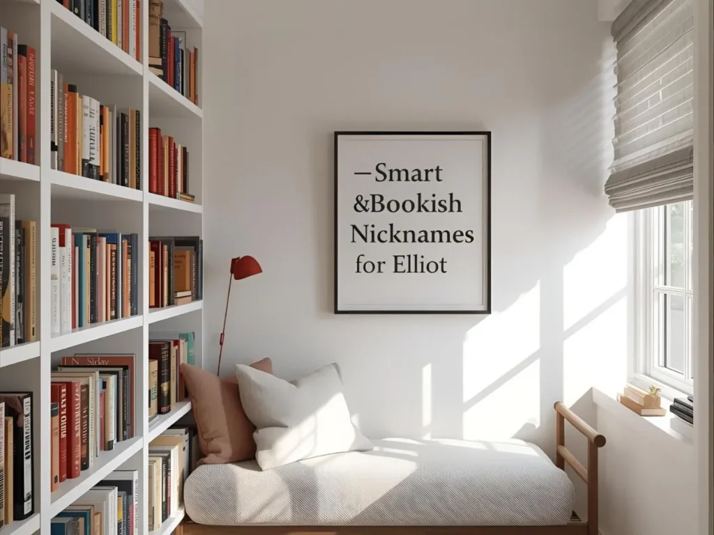 Smart & Bookish Nicknames for Elliot