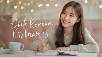 Cute Korean Nicknames