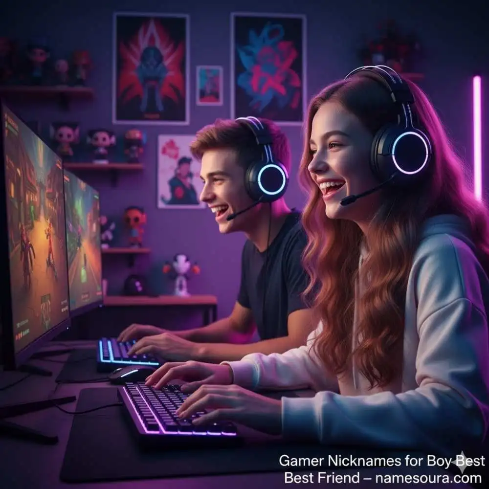 Gamer Nicknames for Boy Best Friend
