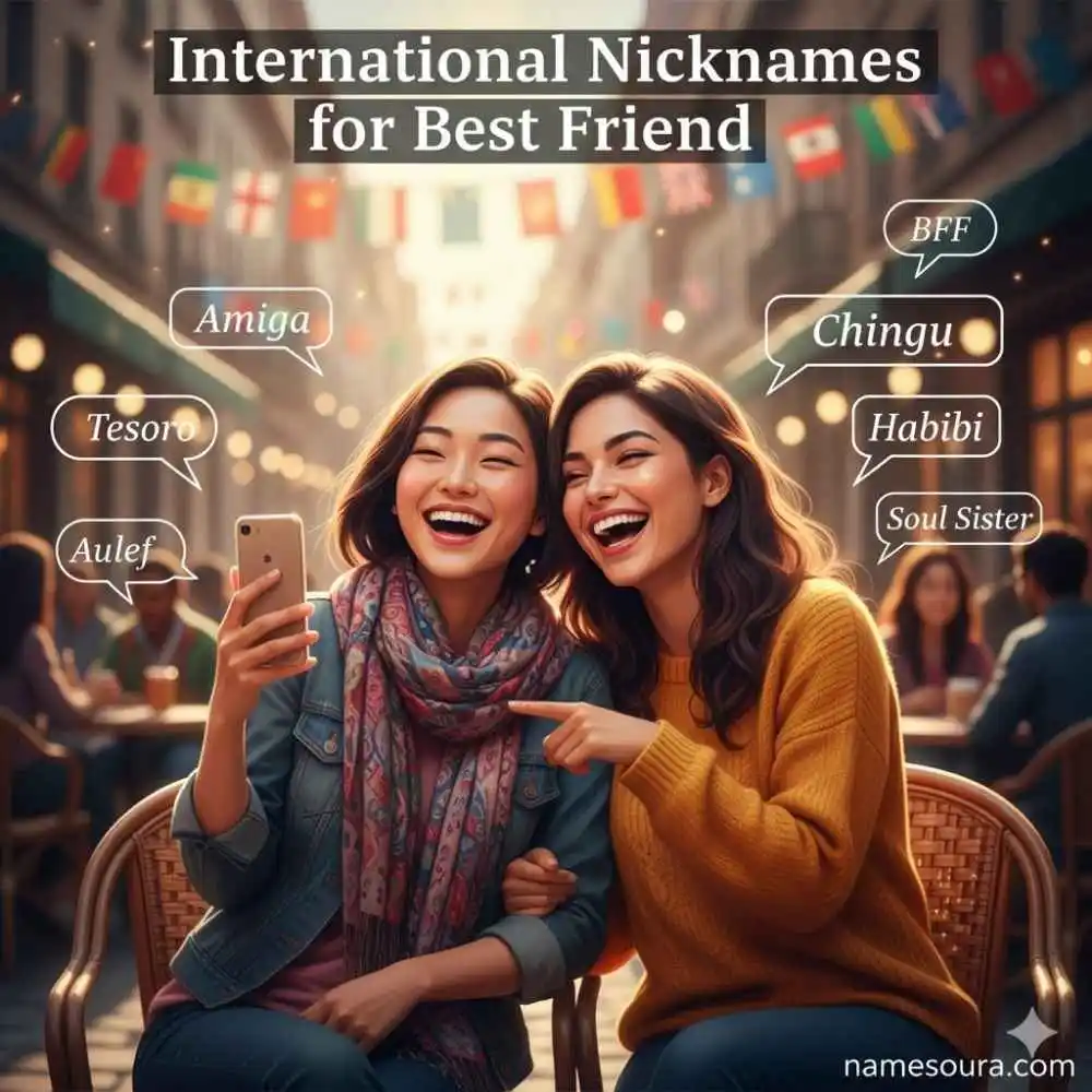 International Nicknames for Best Friend