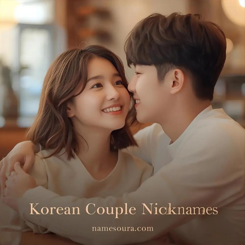  Korean Couple Nicknames