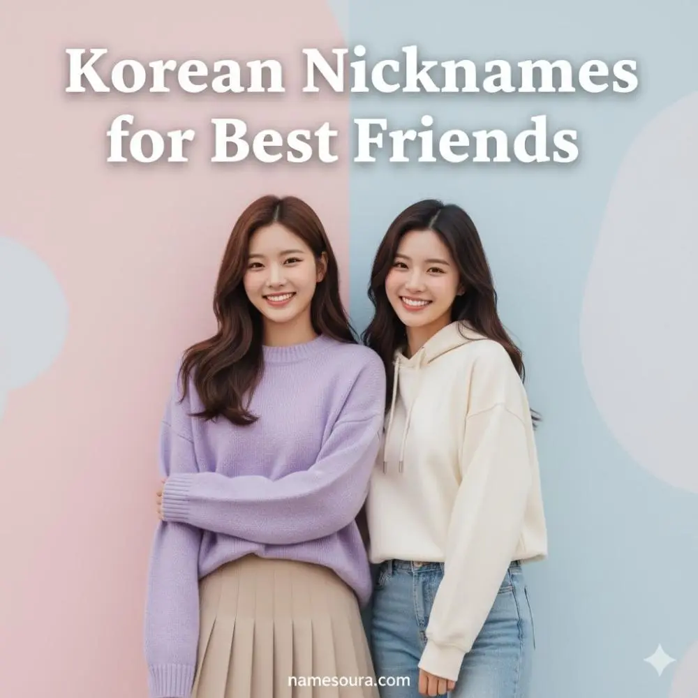 Korean Nicknames for Best Friends