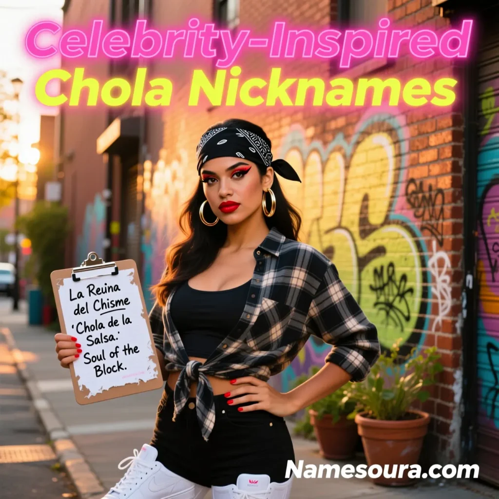 Celebrity-Inspired Chola Nicknames