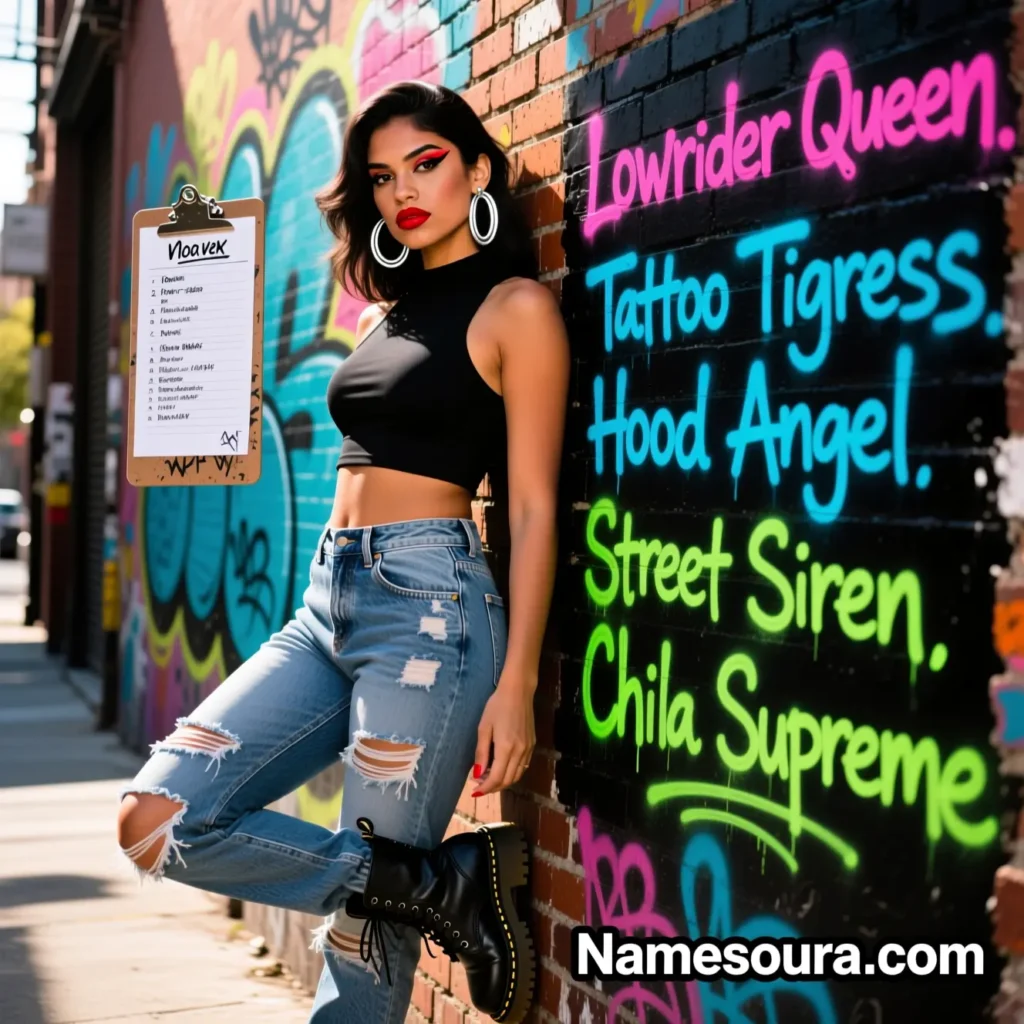 Edgy & Cool Chola Nicknames
