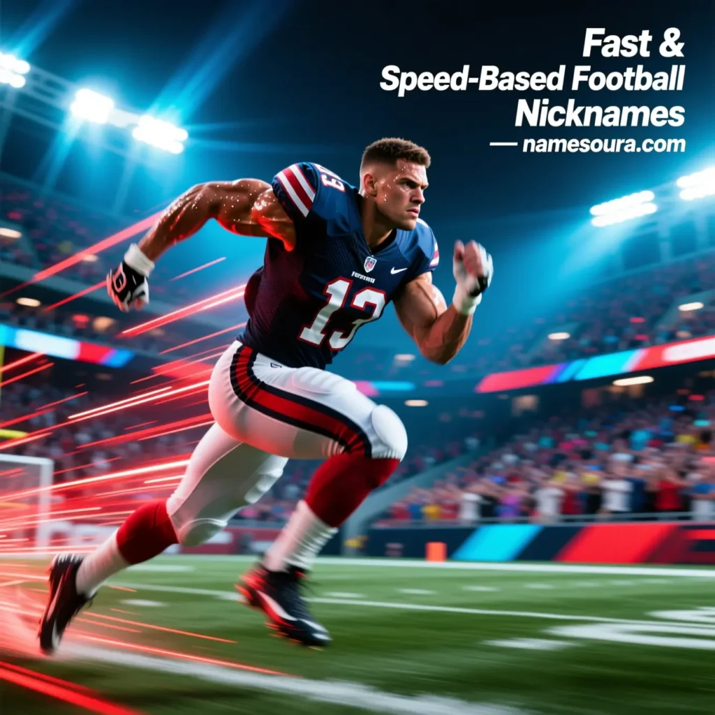 Fast & Speed-Based Football Nicknames