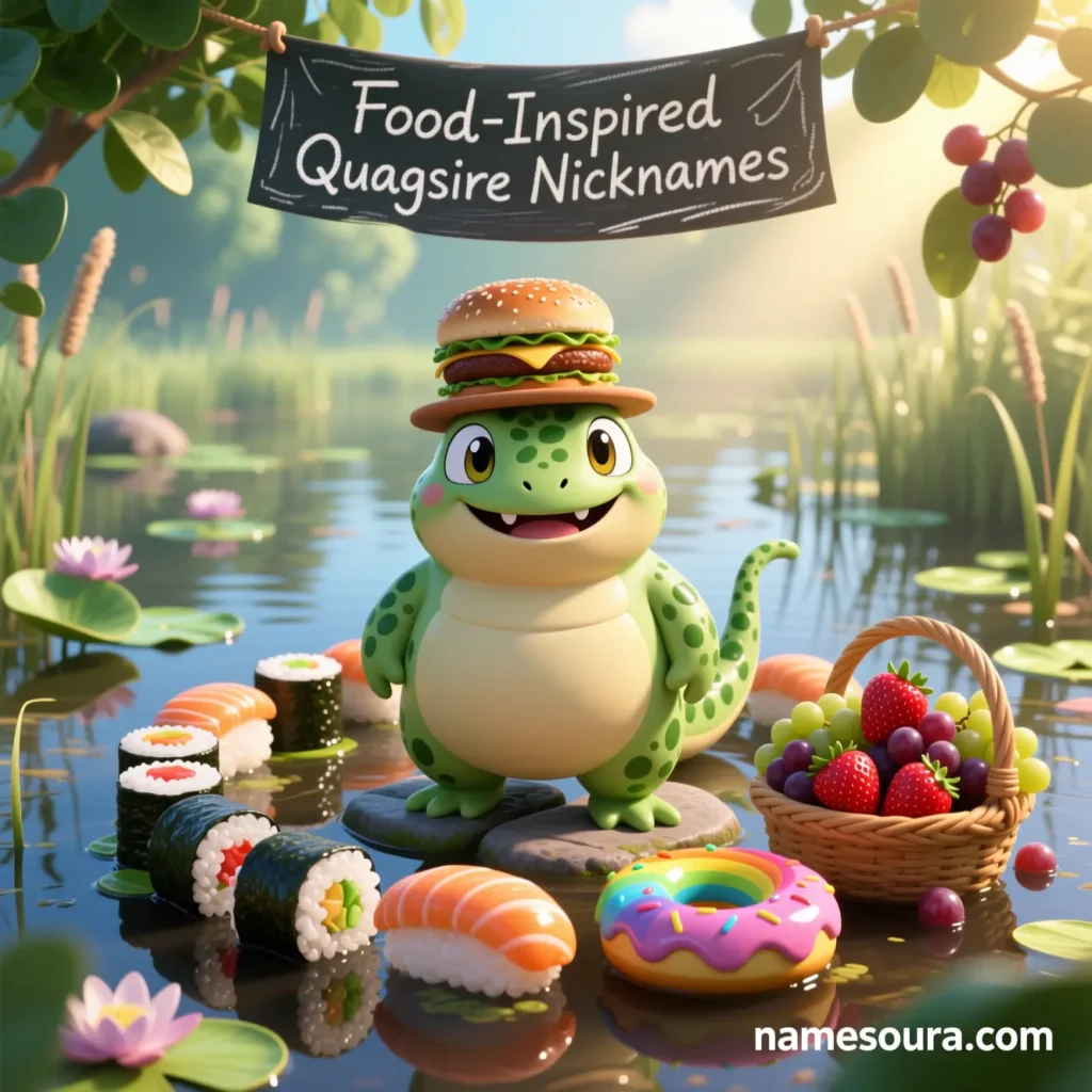 Food-Inspired Quagsire Nicknames