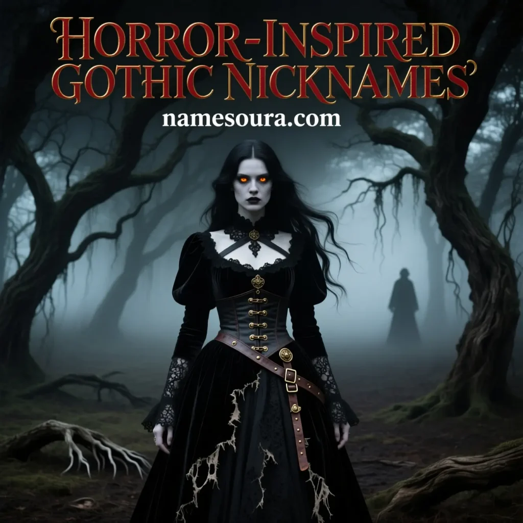 Horror-Inspired Gothic Nicknames