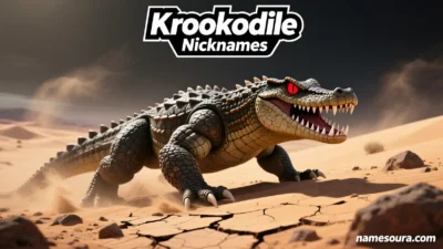 Krookodile Nicknames