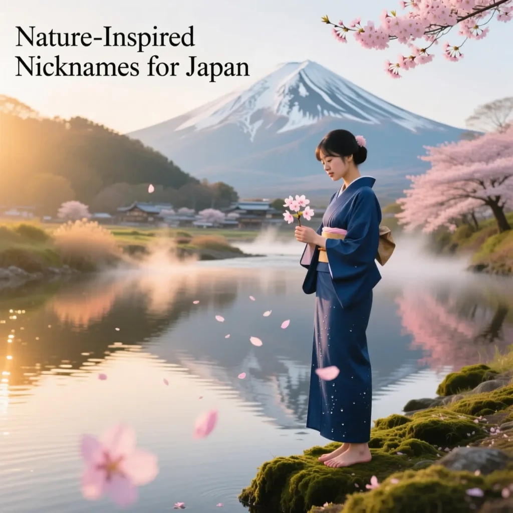 Nature-Inspired Nicknames for Japan