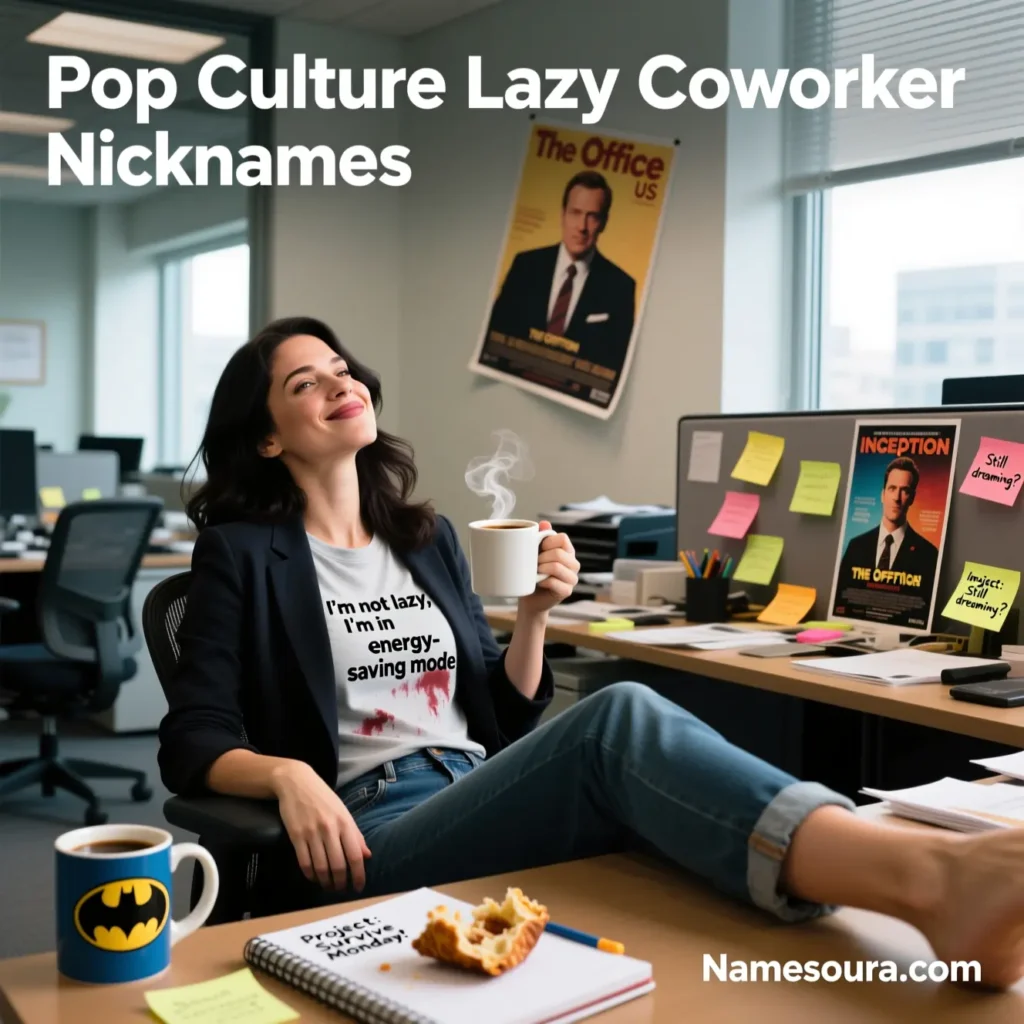 Pop Culture Lazy Coworker Nicknames