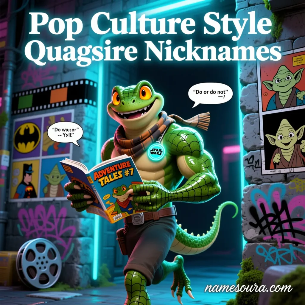 Pop Culture Style Quagsire Nicknames