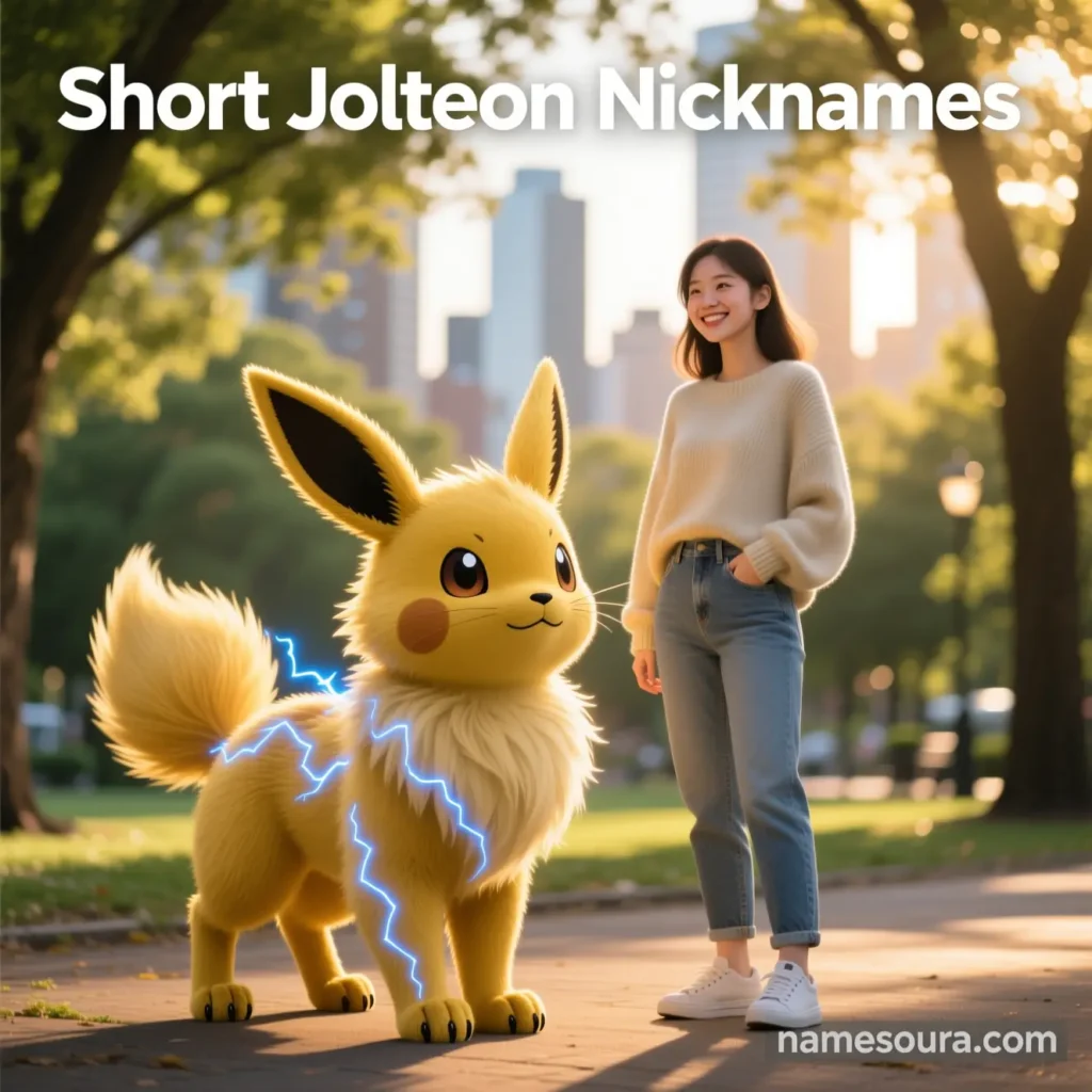 Short Jolteon Nicknames