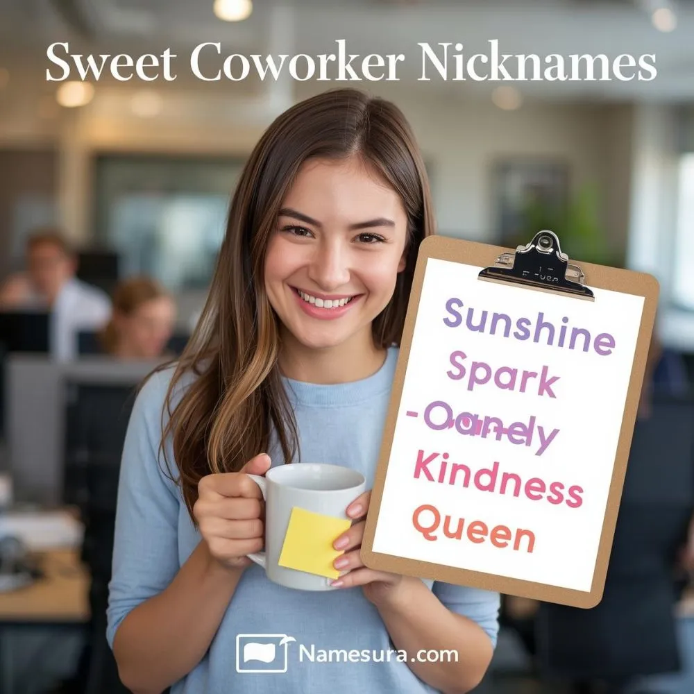 Sweet Coworker Nicknames