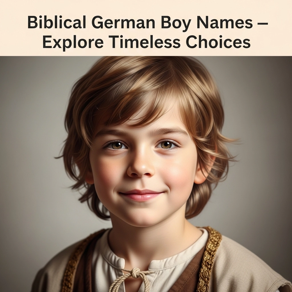 Biblical German Boy Names