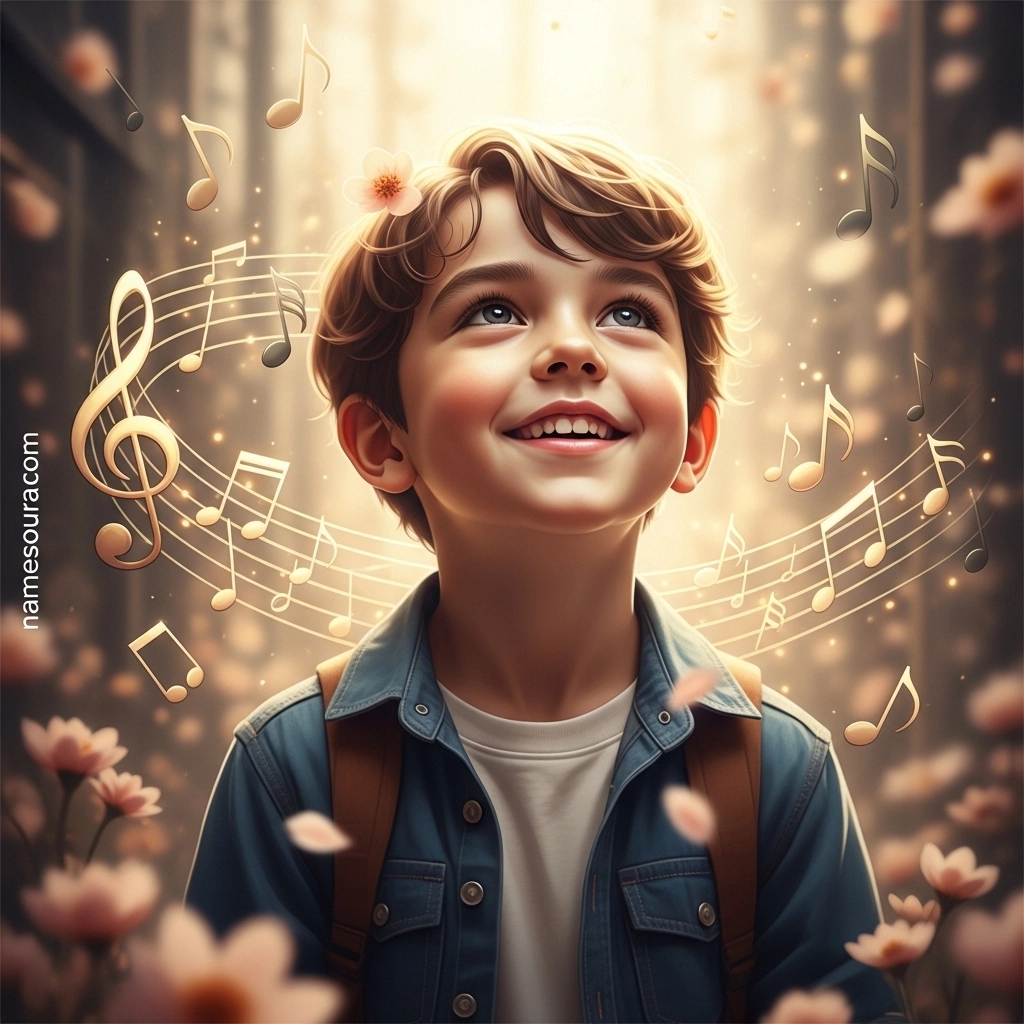 Boy Music Notes Names