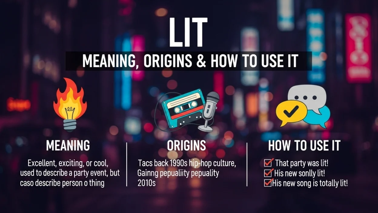 LIT Slang Meaning