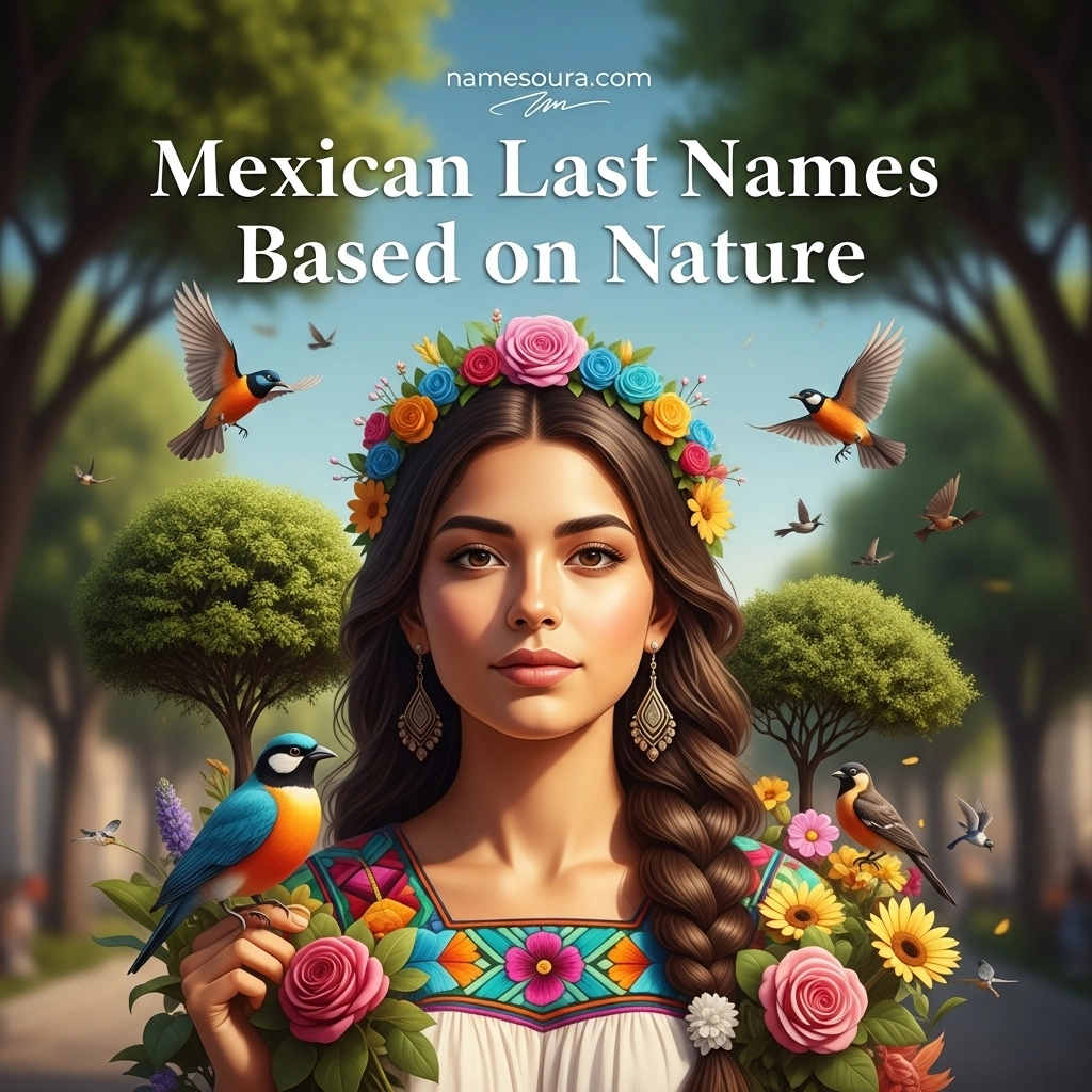 Mexican Last Names Based on Nature