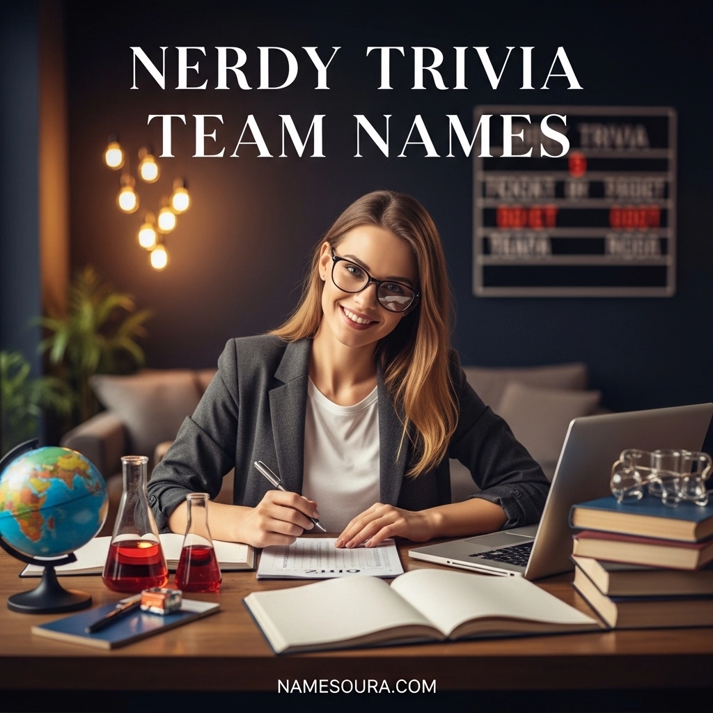 Nerdy Trivia Team Names