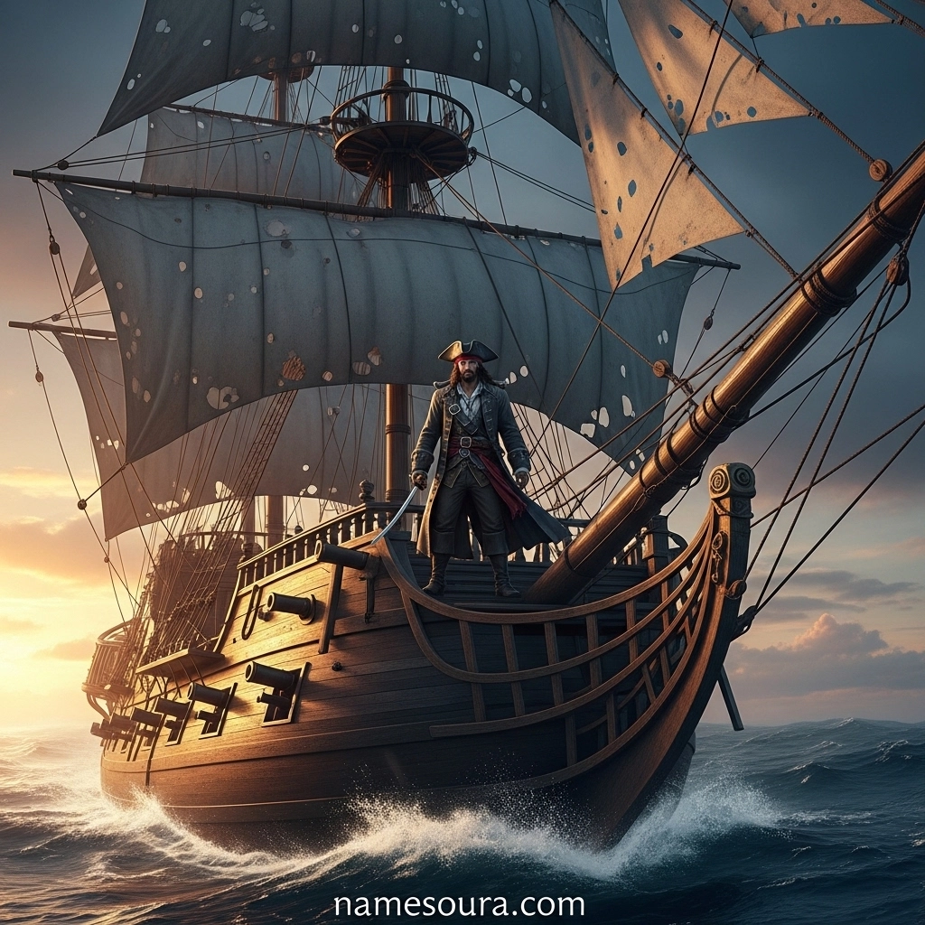 Powerful Pirate Ship Names