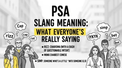 PSA Slang Meaning