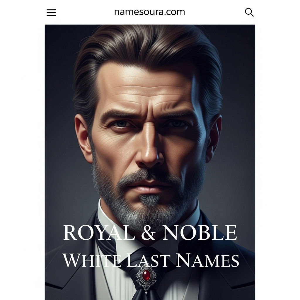 Royal & Noble White Last Names