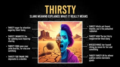 Thirsty Slang Meaning