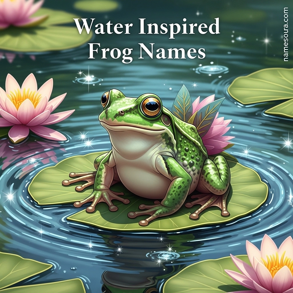 Water Inspired Frog Names