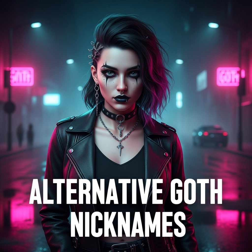 Alternative Goth Nicknames