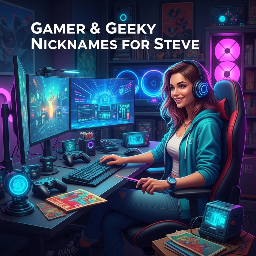 Gamer & Geeky Nicknames for Steve