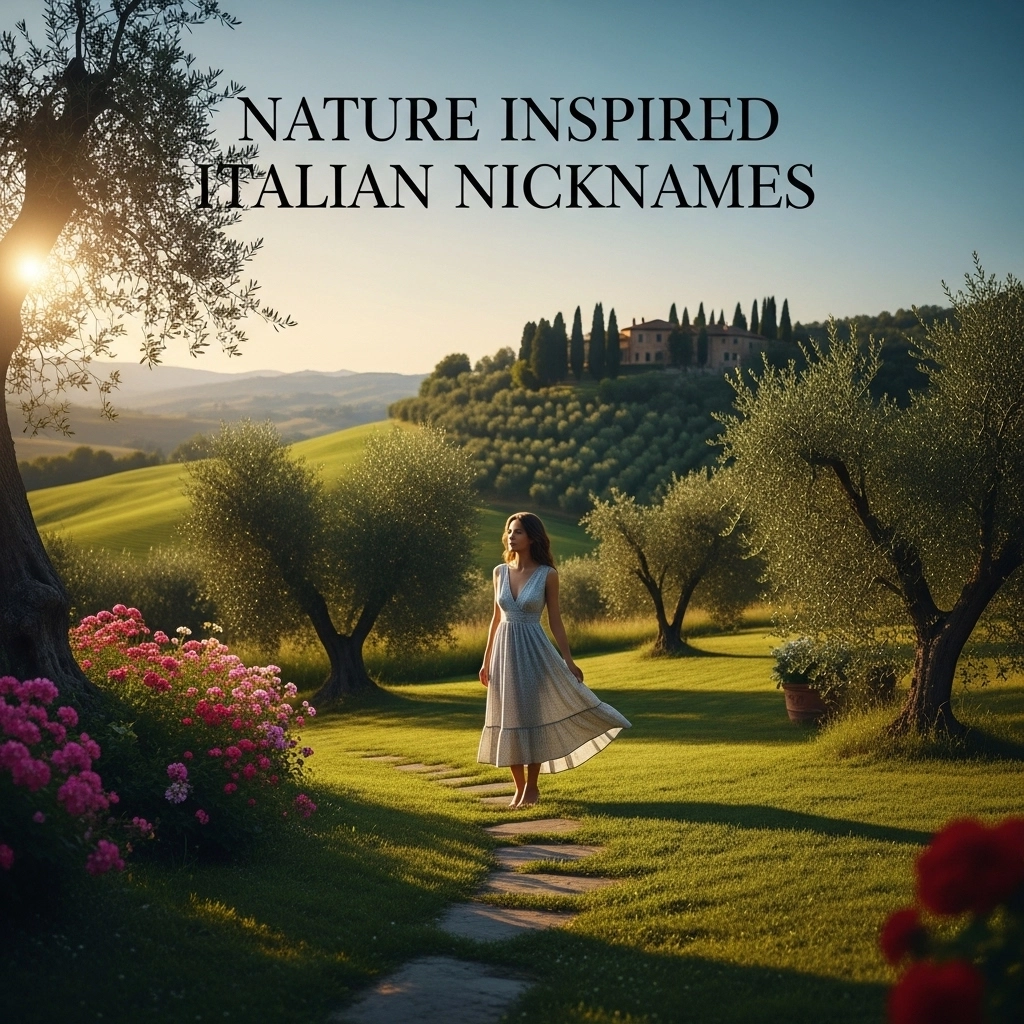 Nature Inspired Italian Nicknames